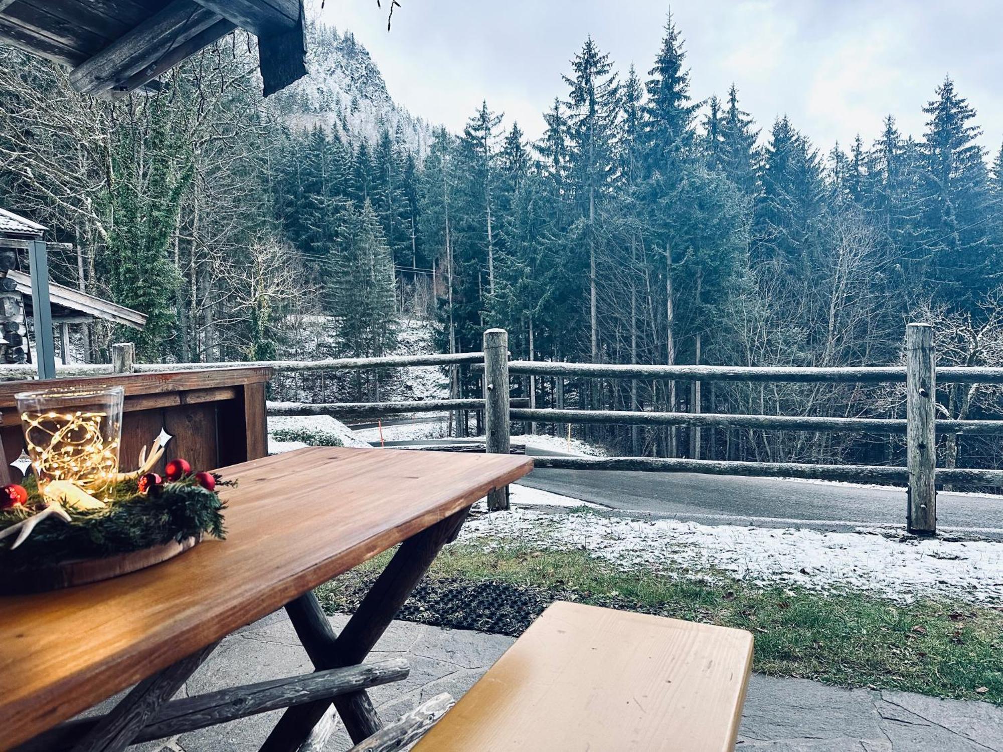 Almbruennerl Die Almhuette Auf Der Raffner Alm Ruhpolding Εξωτερικό φωτογραφία